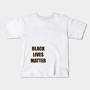 Black Lives Matter (SOLID) Kids T-Shirt